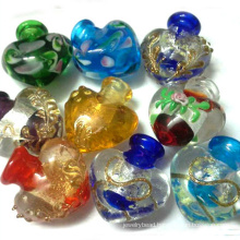 Murano Lots Of Lampwork Glass Perfume Bottle Pendants